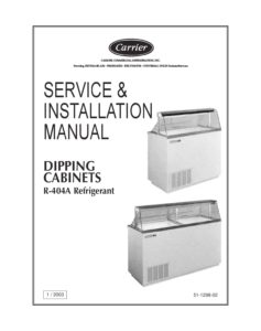 frigidaire gallery refrigerator manual pdf